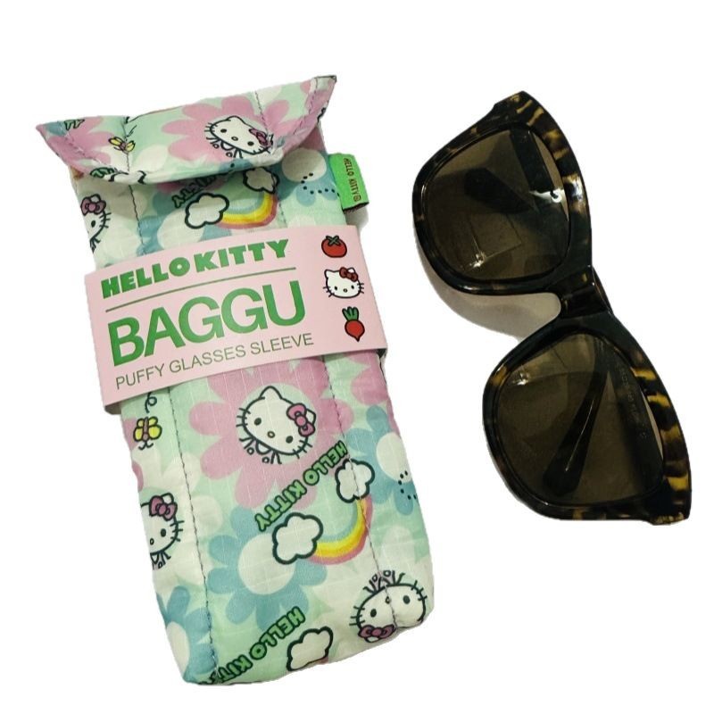 Hộp đựng kính râm từ tính lót sang trọng Hello Kitty - Túi đựng bảo vệ dễ thương cho kính & kính chống nắng
