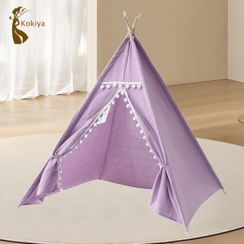 Lều Teepee dành cho trẻ em để vui chơi trong nhà và ngoài trời, Quà tặng cho không gian sinh hoạt