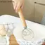 {AKIN} Máy đánh bột bằng thép không gỉ có tay cầm bằng gỗ mịn Bột chua & Bánh mì trộn bột Đan Mạch Dụng cụ làm bánh mì {a}