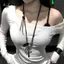 Y2K Retro Kim Loại Chữ Thập Mặt Dây Chuyền Nelace Dành Cho Nữ Cô Gái Punk Gothic Dây Áo Len Dài Dây Xích Thời Trang Trang Trang Sức Dự Tiệc Quà Tặng EMKK