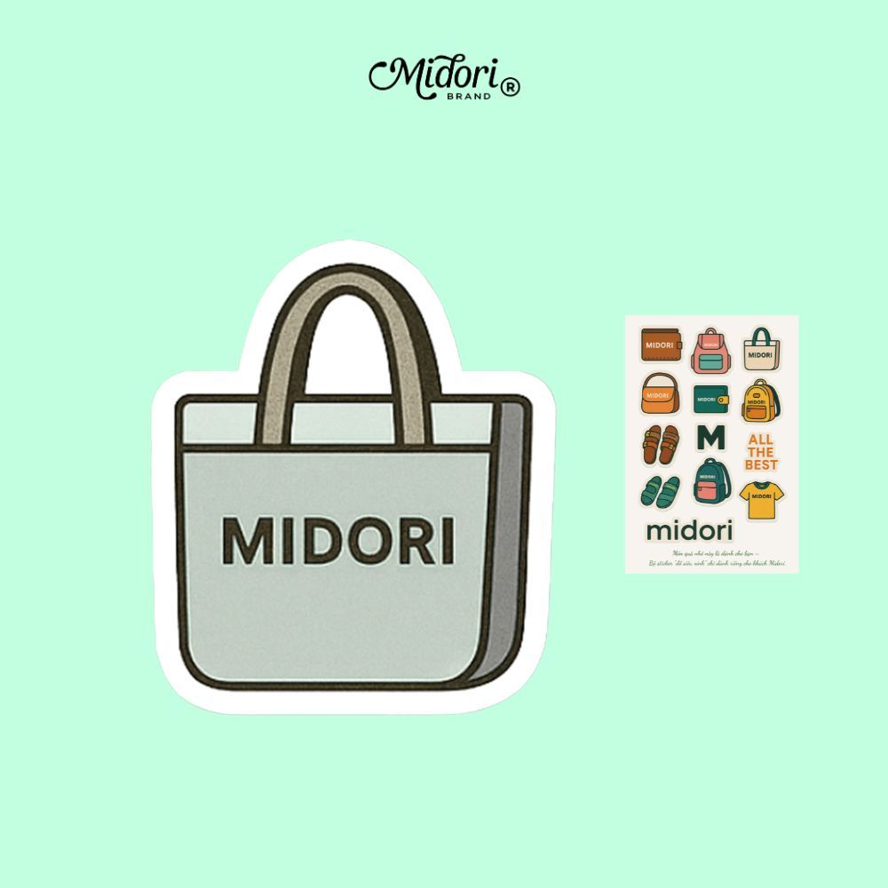 STICKER VÍ NỮ NHIỀU NGĂN DỄ THƯƠNG XINH XẮN | MIDORI STUDIO