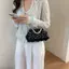 Túi dạ hội PYCOU, có dây đeo dây chuyền Túi ly hợp ren hoa, Túi xách trang trí ngọc trai