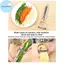 Pufangbliss Dụng cụ gọt vỏ trái cây rau củ bằng thép không gỉ Dual Sharp des Rust Resistance Dễ dàng làm sạch Di động cho các đầu bếp gia đình chuyên nghiệp VN