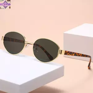Kính râm khung hình bầu dục RTJIFSS, Bóng lái xe cổ điển thể thao ngoài trời, Kính râm Unisex UV400 hợp thời trang phong cách cổ điển dành cho nữ và nam giới