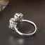 Một thế giới| Phụ Nữ Hợp Thời Trang Hoa Đính Đá Cubic Zirconia Nhẫn Cưới Đính Hôn Ngón Tay Trang Sức