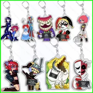 HT3 The Amazing Digital Circus Tokyo Revengers My Hero Academia Anime Acrylic Móc Khóa Túi Dễ Thương Quyến Rũ TH3