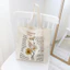 Túi Vải Cotton Nguyên Chất Nữ Dung Tích Lớn Túi Tote Văn Học Retro Một Vai Messenger Túi Vải Sinh Viên Com