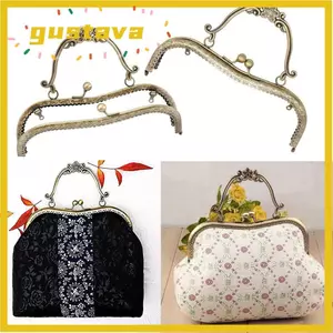 GUSTAVA Ví Khung Kiss Clasp Túi Phần Cứng Móc Khóa Túi Khung Khóa DIY Thủ Công Túi Làm Ví Khung