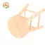 CANAMEK Nhà búp bê Thanh tròn bằng gỗ Phân cao Mô phỏng Đồ trang trí Mini Đồ chơi trẻ em CSF