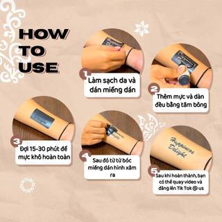 [COD] Miếng dán hình xăm chữ Hán lâu trôi, bền màu từ 4-7 ngày, có thể sử dụng liên tục, nhiều kiểu dáng