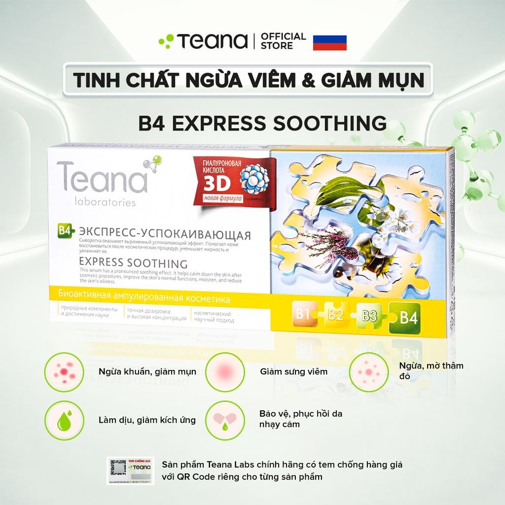 Serum Teana B4 Express-Soothing làm dịu da, ngừa viêm và giảm mụn 10ml/20ml