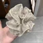 Đầu Organza Hoa Ngọc Trai Cao Cấp Aurora Scrunchy Tóc Vòng Sang Trọng Sợi Lưới Đầu Dây Bóng Tóc Đầu Dây