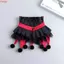 THEGIRL8B Xiếc Chú Hề Vòng Cổ Xù, Vintage Retro Bat Cổ Giả, Ma Cô Dâu Có Thể Tháo Rời Sáng Tạo Mềm Bướm Chocker Cosplay