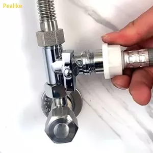 Pealike Tee Dừng Van 1 2X1 2X1 2 Nén Tắt 3 Chiều Diverters Kết Nối Dưới Bồn Rửa Bộ Chia Tee Đầu Nối