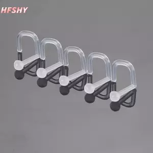 HFSHY Acrylic Trong Suốt Lưỡi Barbell Rốn Nhẫn Lông Mày Mũi Body Trang Sức VN