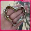 JASMINE Carabiner Hình Trái Tim Phong Cách Retro Gothic Móc Khóa Kim Loại Dễ Dàng Kẹp Carabiner Cho Chìa Khóa Túi Bapas Treo Carabiner Kẹp JASMINE