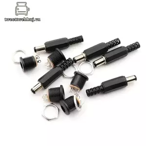 Nhíp 10 Cái 5.5mm x 2.1mm Nam DC Cắm Điện Kết Nối Vít Lo Nữ Bảng Soet VN