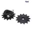 Bánh xích bánh xe CQCJ, 410 13T với bánh xích Crankset, thép bền với bánh răng bánh xích Pin cho xe tay ga