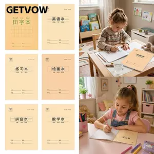 Sách bài tập GETVOW Pinyin, Văn phòng phẩm nhân vật Trung Quốc Sổ tay Trung Quốc, Giấy Tian Zige Sách bài tập Trung Quốc dành cho trẻ em