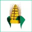 Ngô Trang Phục Nón Mới Lạ Thực Tế Dự Tiệc Trang Phục Cung Cấp Thực Phẩm Trang Phục Mũ Ngô Cho Người Lớn Ngày Lễ Cosplay jiwvn