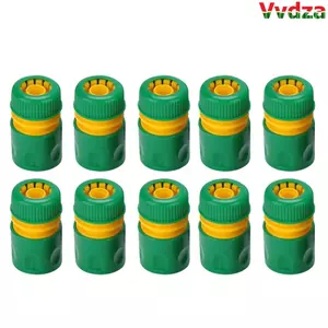 VVDZA 10 CÁI Lắp ống 1 / 2 inch, Đầu nối nhanh ống làm vườn xanh ABS, Bền dễ lắp đặt Đầu nối ống nước kết nối ren 1 / 2 inch Ban công tưới hoa