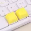 GE Dễ Thương 4 Chiếc Chesse Cake Cube Keycap Bộ Bàn Phím Cơ Trang Trí Hoạt Hình Cho Không Gian Làm Việc Sáng Tạo VN