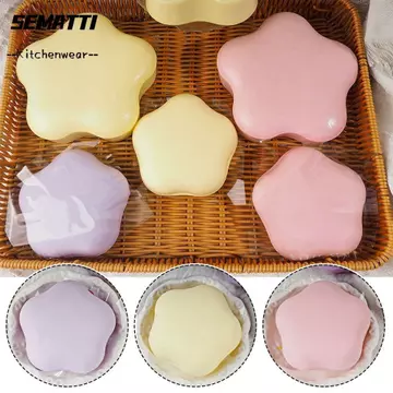 SEMATTI Dính Đồ Chơi Tăng Chậm, Giảm Lo Âu Mềm Bánh Mì Bóp Đồ Chơi, Quà Tặng Giải Phóng Căng Thẳng Ngôi Sao Năm Cánh Tay Thư Giãn Fidget Đồ Cảm Giác Chơi