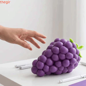 THEGIRL8B Đồ chơi bóp nho tím, Quả bóng trái cây Mới lạ Nho Đồ chơi phục hồi chậm, Đồ chơi bóp vui nhộn mới lạ TPR Đồ chơi bóp trái cây ngộ nghĩnh dễ thương Đồ chơi trẻ em
