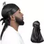 Unisex Mượt Đuôi Dài Durag Nhẹ Cướp Biển Turban Mũ Trùm Đầu Cho Ngủ Đêm Bảo Vệ Tóc Mới