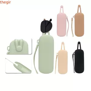 Hộp đựng kính THEGIRL8B, Túi đựng kính râm silicon mềm, Túi đựng kính râm đơn giản Hộp đựng kính mắt Hộp đựng kính mắt chống bụi ngoài trời