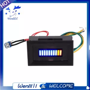 Chỉ Báo Đo Mức 12V Đa Năng Xe Máy Ô Tô Đo Cân Dầu Ô Tô LED Đo Mức Dầu Chỉ Báo Cho Xe Thay Thế