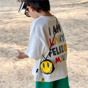 Dễ Thương Mặt Cười Trẻ Em Túi Phong Cách Mới Bé Trai Bé Mini Túi Bé Gái Đi Chơi Phụ Kiện Ví Đựng Tiền Xu
