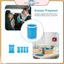 POWER 25 chiếc 1000ML Chuyển động Siness Túi dùng một lần Máy bay ô tô du lịch Túi nôn nhựa có dấu an toàn.