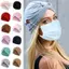 HFSHY Nữ Thường Ngày Hồi Giáo Mũ Turban Co Giãn Không Trơn Trượt Có Nút Màu Chemo Mũ Du Lịch Kỳ Nghỉ VN