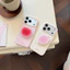 Hàng sẵn có Vỏ điện thoại màu tương phản Giá đỡ điện thoại trái cây Thích hợp cho iPhone17promax Túi khí có thể thu vào sáng tạo Xoay Thích hợp cho iPhone16pro Thời trang Niche mới Hợp thời trang