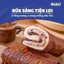 Bánh cuộn socola matcha kem ruốc nhân kem tươi Choco GuluFoods (Ngọt Online)