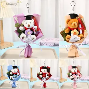 Bó hoa gấu EDIWANY, Bó hoa trang trí đồ chơi sang trọng Bó hoa động vật, Tiệc sinh nhật ngày lễ tình nhân sang trọng Ngày giáo viên tốt nghiệp Tiến sĩ. Lễ tốt nghiệp Bó hoa gấu