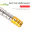 Cần câu bằng kính thiên văn 1.48M Cần câu bằng thép không gỉ có thể thu vào 8mm Calibre Sti để hạ cánh Tay cầm lưới [MỚI]