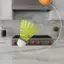Ziyulinyuk Huấn luyện viên cầu lông có thể thu vào tự động Thực hành Solo Rebounder Di động cho văn phòng tại nhà Huấn luyện trong nhà Sử dụng VN