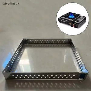 Ziyulinyuk Bếp Gas Nhẫn Chống Gió Có Thể Tháo Rời Chân Đế Chống Gió Di Động Dụng Cụ Nấu Ăn Kính Chắn Gió Ra Cho Dã Ngoại Ngoài Trời VN
