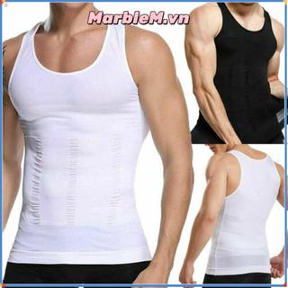 MARBLEM Body Shaper Áo Sơ Mi Nóng Nam Giảm Béo Áo