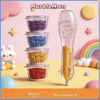 MARBLEM Bút Bấm Hạt Tự Động, Sáng Tạo Nhanh DIY, Thủ Công Tiết Kiệm Thời Gian, Quà Tặng Cho Trẻ Em