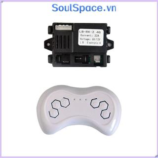 Điều khiển từ xa SOULSPACE, Phụ kiện RC 6V / 12V Bộ thu LB-RX-2.4G, Bo mạch chủ điều khiển xe điện cho trẻ em LB350-2.4G