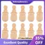 Gỗ Peg People Nesting Set Wood Peg Dolls Kids DIY Montessori Toy Pack gồm 10