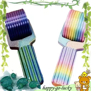 Con lăn ép con lăn vẽ tranh với 10 đỉnh trong công cụ làm mịn hiệu quả màu cầu vồng để chế tạo