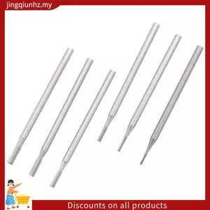 6 Chiếc Hình Xi Lanh Trang Sức Burr - 3 / 32Inch Shank Hình Trụ -Cut Burs Lapidary Thiết Lập Dụng Cụ