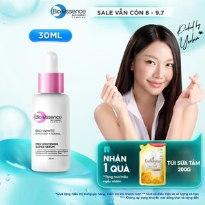 Tinh chất dưỡng trắng sáng da chuyên sâu, 4X hiệu quả dưỡng sáng, giảm đốm nâu Bio essence Bio White Pro Whitening 30ml