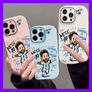 cho iPhone 17 13 Pro Max 16 15 14 11 12 XR XS 7 8 Plus, ốp điện thoại da TPU Ốp điện thoại chủ đề MESSI, phù hợp