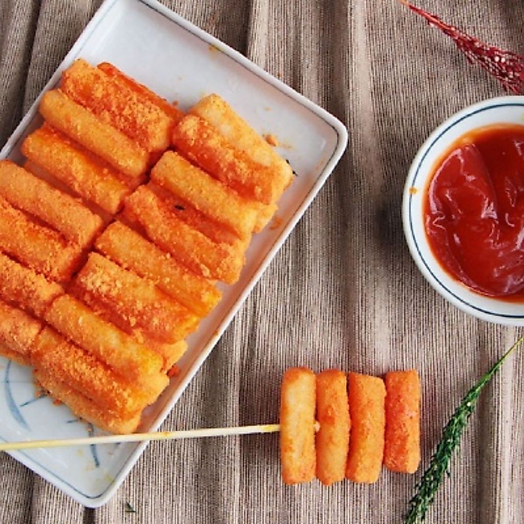 500g bánh gạo +100g bột phô mai lắc Hàn Quốc
