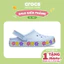 Giày Clog Trẻ Em Crocs Toddler Off Court Daisy - Blue Calcite - 209067-4NS